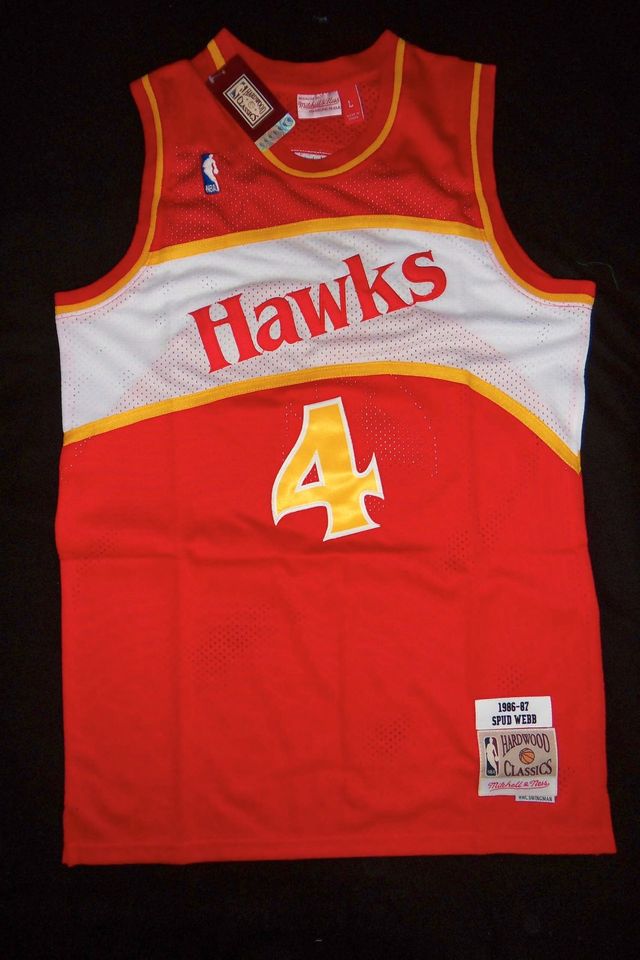 Spud Webb Atlanta Hawks Trikot Rot in Köln