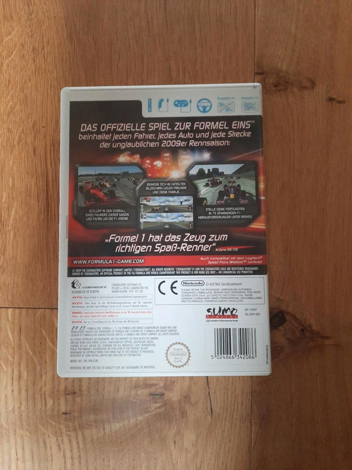 Nintendo Wii Spiel F1, Formular 1, Formel 1 2009 in Schlier