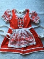 süßes Kinder Vintage Dirndl rot komplett ca 98-104 Thüringen - Themar Vorschau