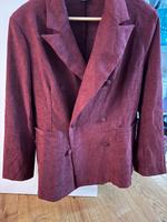 Blazer Bordeaux rot gr 38/40 Hessen - Bad Vilbel Vorschau