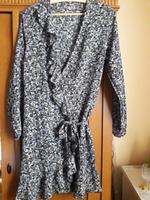 Schönes Damen Wickelkleid Langarm schwarz gemustert Only Gr 42 Sachsen - Wohlbach Vorschau