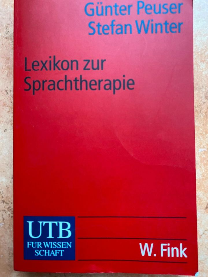 Lexikon zur Sprachtherapie. Terminologie der Patholinguistik in Leipzig