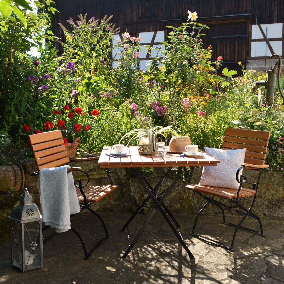 Biergartenstuhl Holz Gartenstuhl Holz Terrassenstuhl Balkonstuhl in Ebersdorf