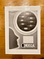 Omega Werbeposter Originaldruck Vintage Wanddeko Wandposter Dresden - Striesen-Ost Vorschau