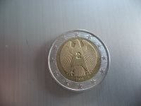 2-Euro-Münze mit Ziffer 2 im Adler aus 2002 - Sammler Bayern - Waldkirchen Vorschau