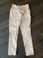 Schwangerschaftshose, Umstandshose, 3/4 Jeans weiß. Gr.38 Kr. München - Höhenkirchen-Siegertsbrunn Vorschau