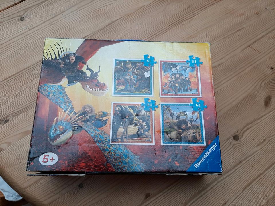 4 Ravensburger Puzzle DRAGONS in Meine