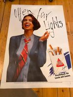 Plakat Zigaretten "Offen für Lights" - HB, 120x180cm, 90er Jahre Berlin - Schöneberg Vorschau