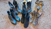 6 Paar Boots /Stiefeletten als PaketGr.37, braun,schwarz Brandenburg - Beelitz Vorschau