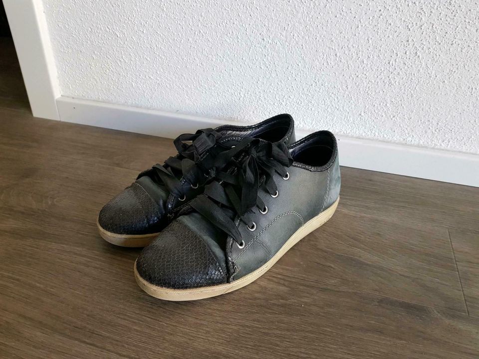 Gr. 38 Geox Respira Damen  Schuhe Sneakers schwarz in Ravensburg