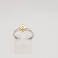 Brillant Gold Ring 750/18kr Gr.54 Weißgold Brillantring Goldring Kiel - Mitte Vorschau