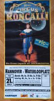 Plakat: 25 Jahre Cirkus Roncalli - mit Pic u.s. Seifenblasen Hannover - Vahrenwald-List Vorschau