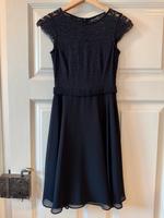 Cocktailkleid Konfirmation Kleid SWING blau mit Bolero Gr 32 Hessen - Ober-Ramstadt Vorschau