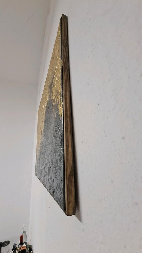 Abstrakte Kunst,80x60Gemälde, Leinwand,Wandbild/*UNIKAT*Rahmen in Freiberg