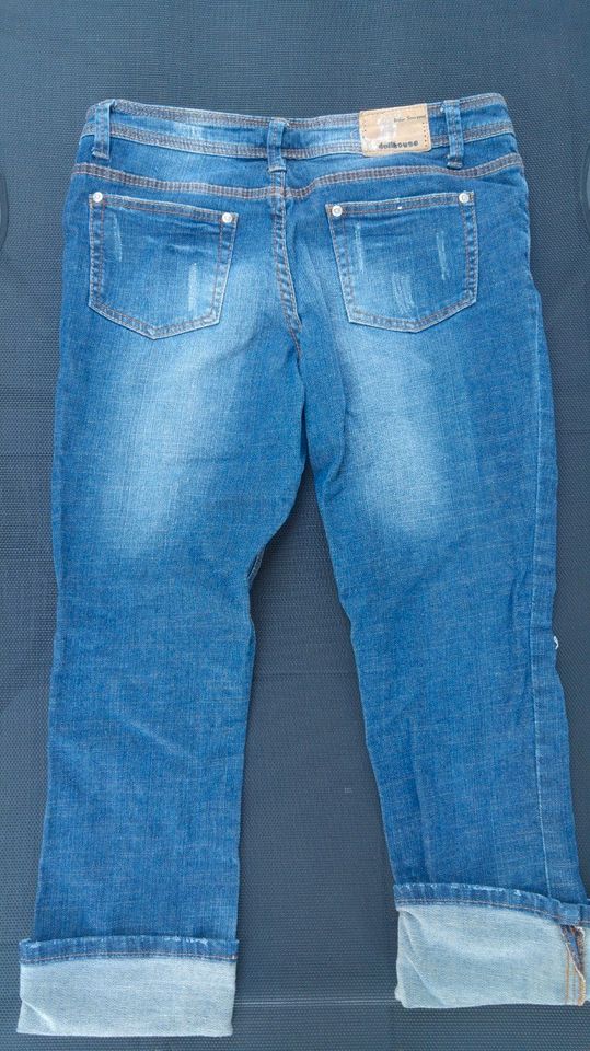 Neuwertige coole 7/8-Stretch-DOLLHOUSE-Jeans in Gr. S/36 (11) aus in Baltmannsweiler