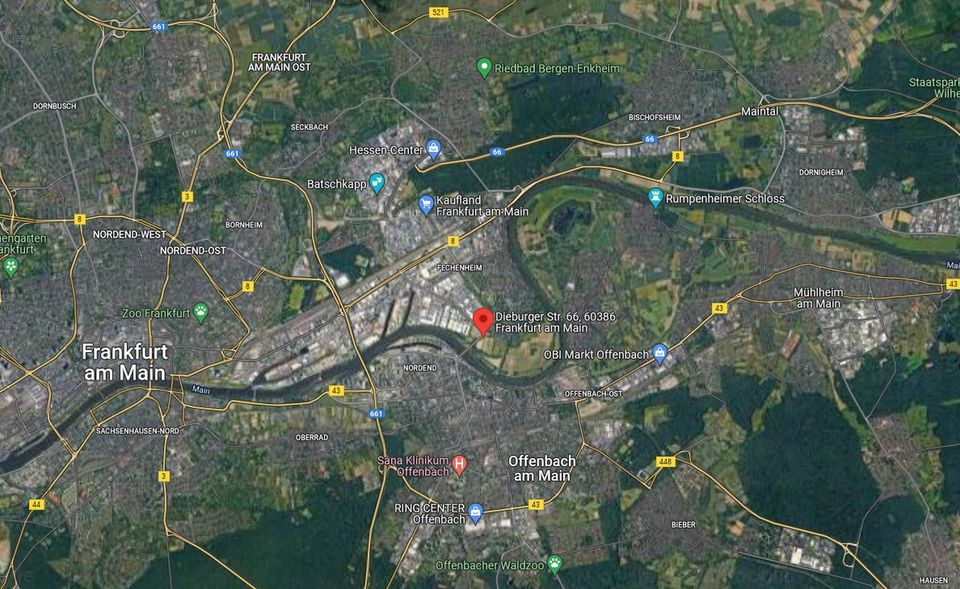 "WOHNEN  AM  MAINBOGEN", sofort bebaubares Gründstück mit Baugenehmigung, Frankfurt - Fechenheim in Frankfurt am Main