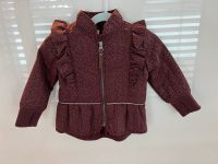 EN FANT Übergangsjacke Gr. 80 Bordeaux / Silber Nordrhein-Westfalen - Rheine Vorschau