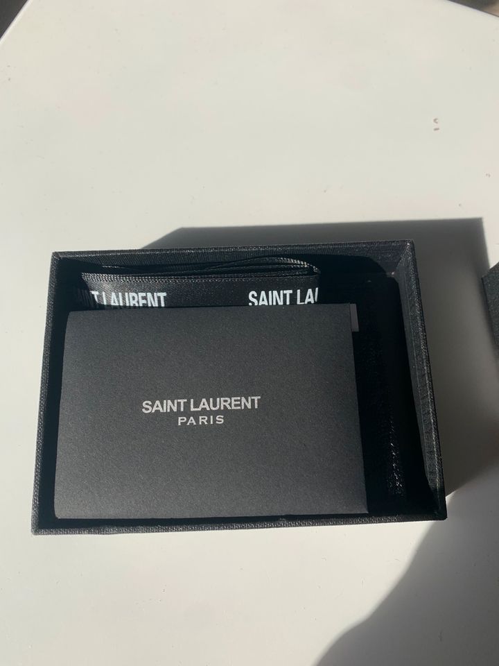 Saint Laurent Paris Geldbörse Schwarz in Stuhr