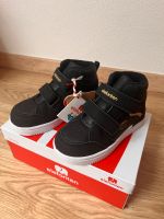 Sneaker Turnschuhe Schwarz Gold 25 elefanten klettverschluss Bayern - Vogtareuth Vorschau