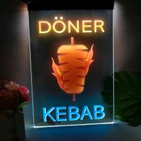 Döner Kebab Led Neon Leuchtschild Bar Pub Club Restaurant Niedersachsen - Delmenhorst Vorschau