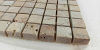 Mosaik Fliese Travertin Naturstein Noce beige Bordüre 1,5x1,5cm Schleswig-Holstein - Hammoor Vorschau