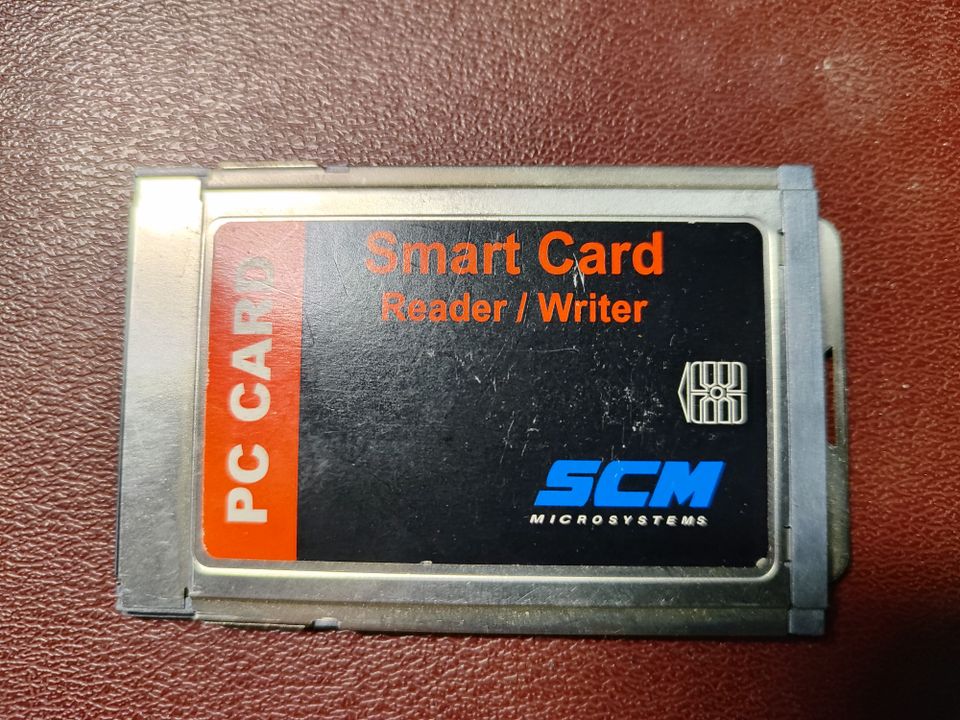 ⭐ 10 SCM Smart Card Reader/Writer PCMCIA PC Adapter SCR 201 in Geilenkirchen