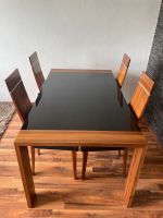 Wössner Esstisch Glastisch Tisch 160cm 90cm mit 4 Stühlen Rheinland-Pfalz - Weißenthurm   Vorschau