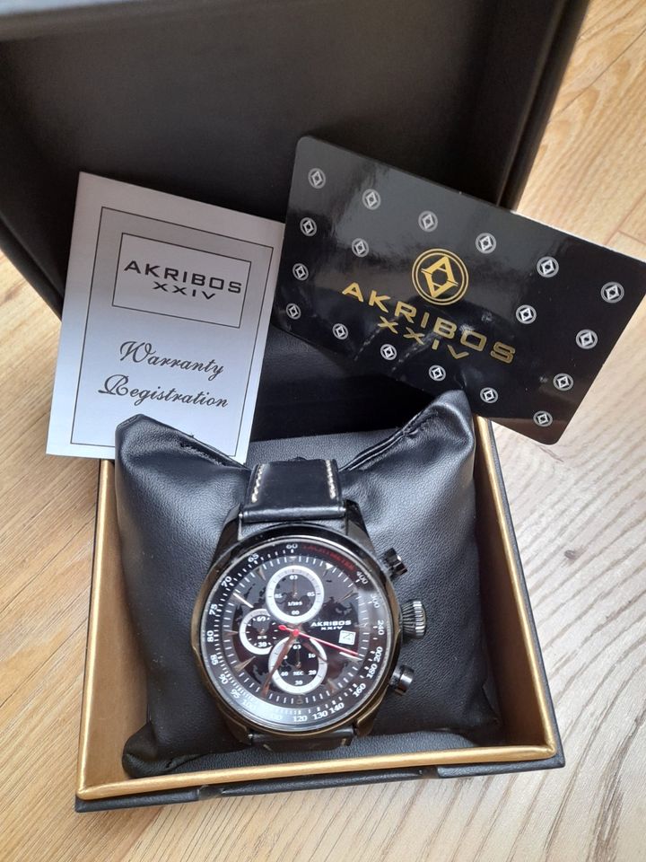 Original AKRIBOS XXIV Chronograph-mit Papieren in Kölleda