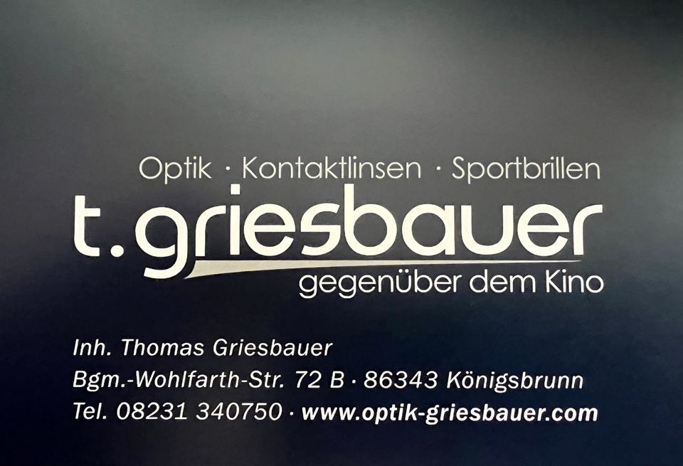 100,-  Euro Gutschein Porsche Design Optik Griesbauer Königsbrunn in Kissing