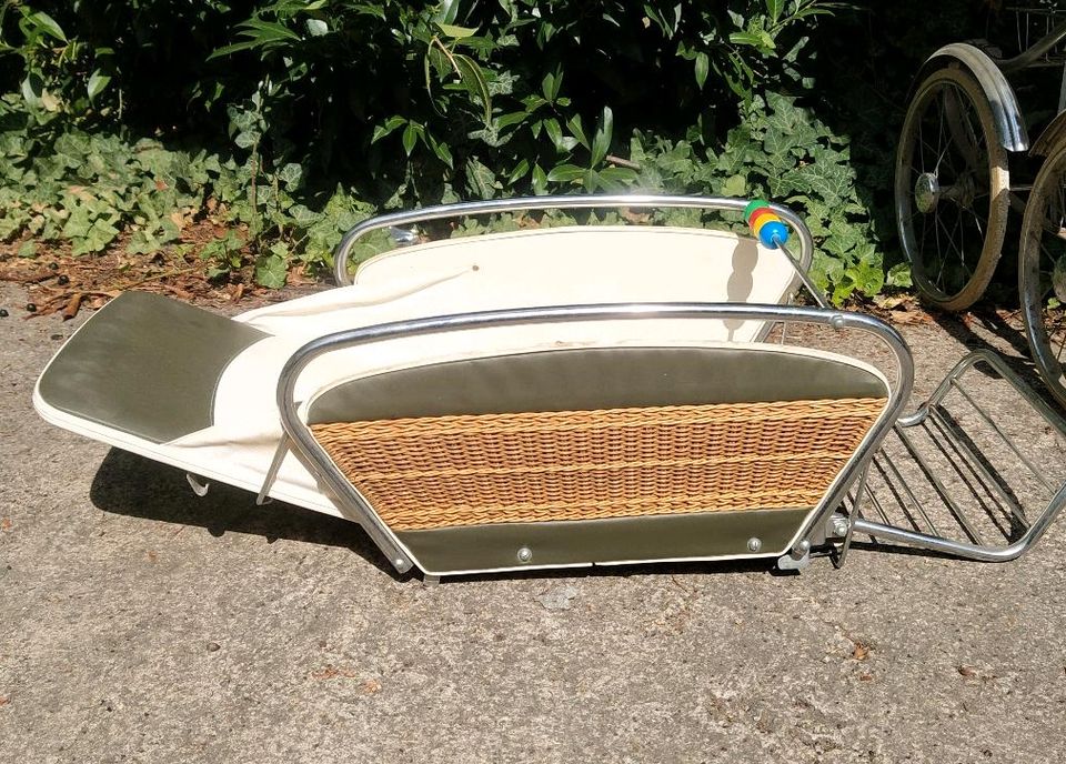 Kinderwagen Fischer Retro Korbgeflecht Buggy Aufsatz in Kassel