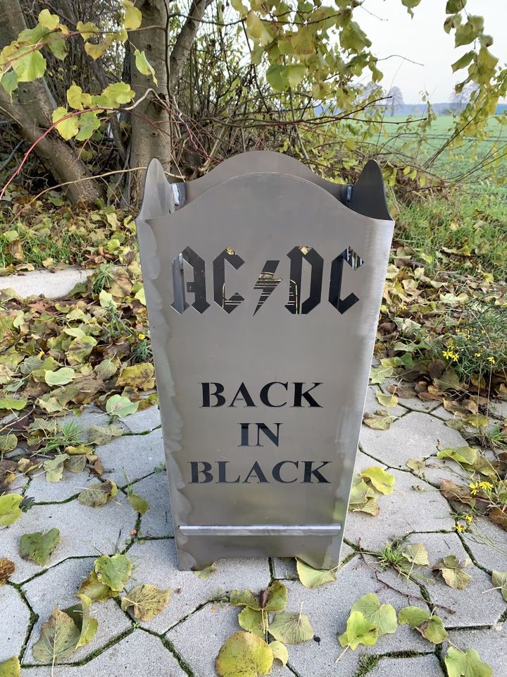 AC/DC Feuerkorb Back in Black ACDC Feuertonne 199 Euro*' in Heemsen