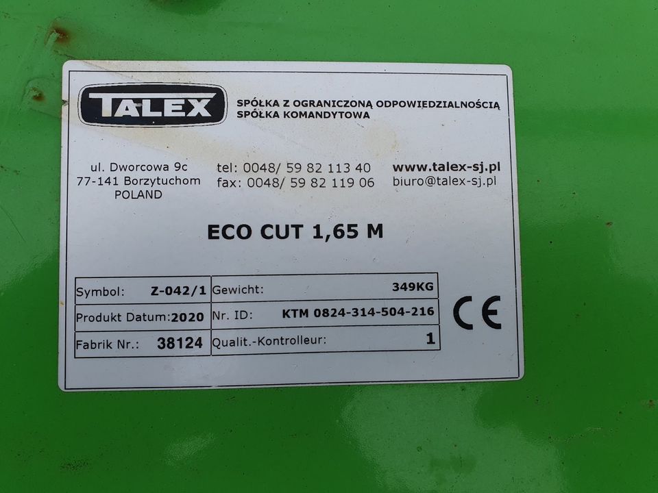 Talex Eco Cut 1,65m Trommelmähwerk in Papenburg