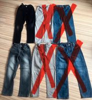 2 Jeans Jeanshosen Hosen Gr. 128 schwarz blau H&M dopodopo Bayern - Tapfheim Vorschau