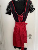 Dirndl Kleid mit Bluse in schwarz -rot Gr.44 Bayern - Ansbach Vorschau