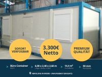 6 x 2,4 m Tinyhouse - 50mm Wandstärke - Unaufgebauter Bausatz zur Abholung in Moers - Ideal für Büro oder Ferienhaus - Großraumbüro - Container für Baustelle oder flexibler Wohnraum Rostock - Brinckmansdorf Vorschau