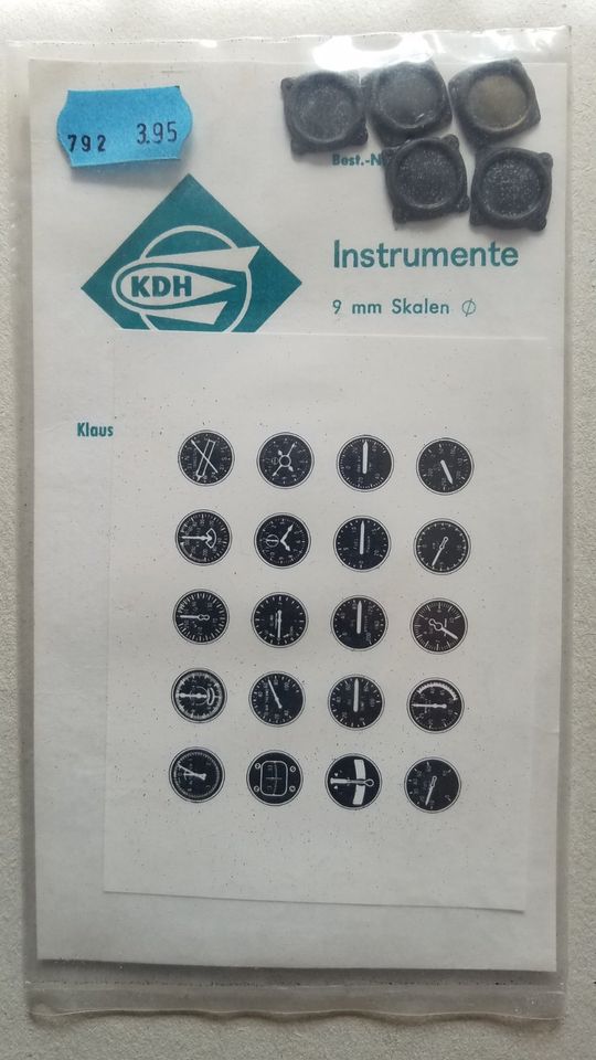 Cockpit-Instrumente, KDH in Groß-Gerau