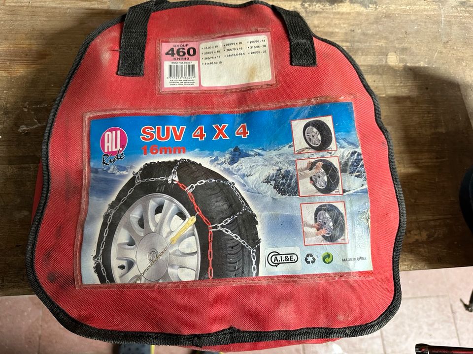 2 Paar Schneeketten XL 16mm für SUV 4x4 in Apolda