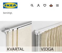 Ikea KVARTAL jetzt VIDGA - Gardinenschiene Bayern - Würzburg Vorschau