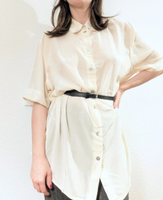 Vintage Peter Hahn 100% Seide Bluse/ Kleid Gr. 44 oversized creme Rheinland-Pfalz - Budenheim Vorschau