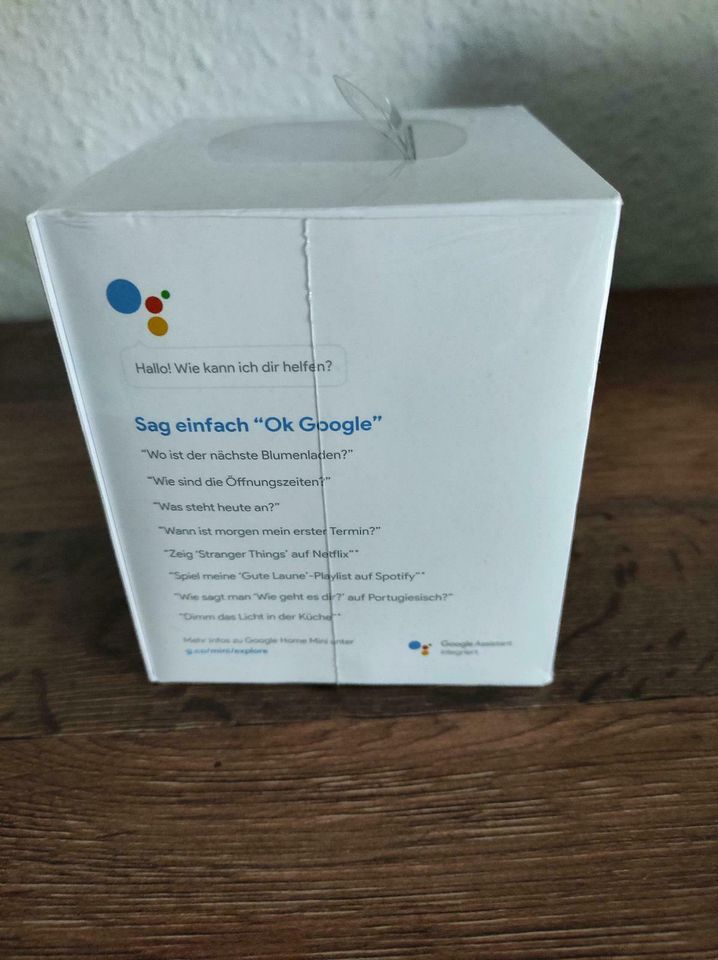 Google Home Mini Karbon Neu eingeschweißte OVP in Heilbronn