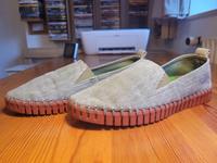 SLOWWALK Damen Espadrilles, grün/rot, Gr. 38, fast neu Findorff - Weidedamm Vorschau