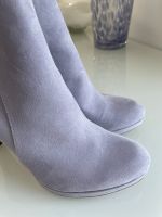 Neuwertige ganz weiches echt Leder Stiefeletten violett 40 Rheinland-Pfalz - Undenheim Vorschau