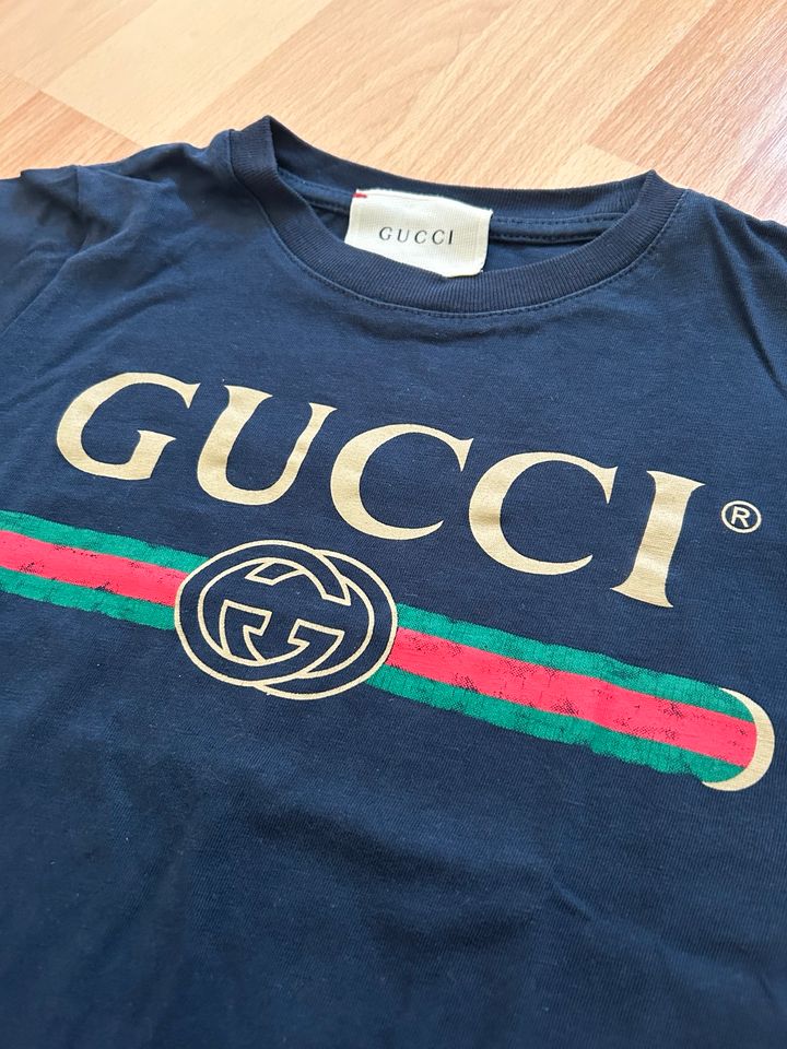 T-Shirt 98/104 blau neuwertig Italien in Potsdam