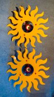 2 Deckenlampen „Sonne“, Metall, gelb lackiert, ca.41cm, Kinderzi. Hessen - Nidda Vorschau