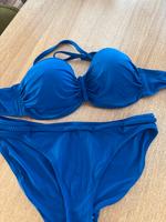 Bügel Bandeau Bikini blau Gr. 40E Bayern - Niedernberg Vorschau