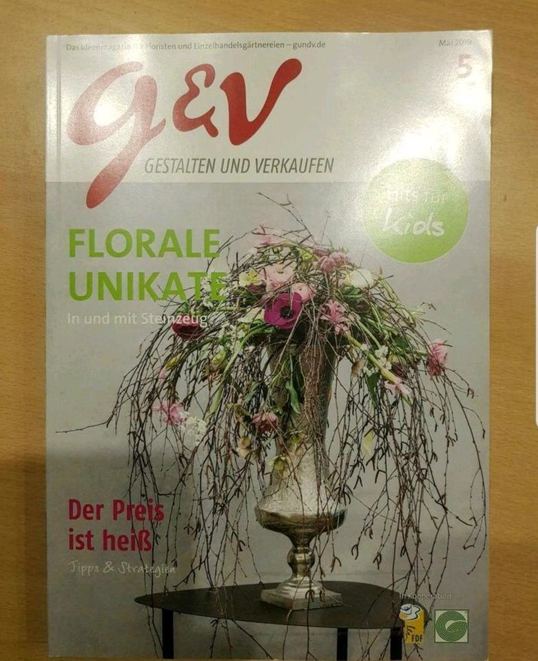 Fachzeitschrift Florist / Gärtner G&V Gestalten & Verkaufen 2019 in Freudenberg