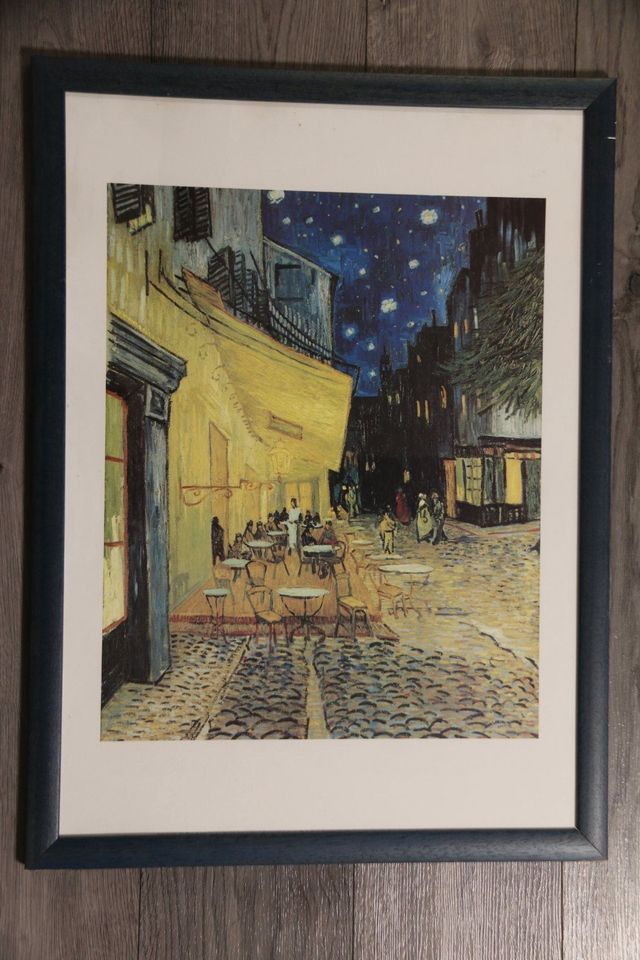 Repro Bild "Café-Terrasse am Abend in Arles" von Vincent van Gogh in Wedemark