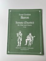 Ernst Gottlieb Baron Sonate (Duetto) für Flöte und Gitarre G-dur Baden-Württemberg - Flein Vorschau