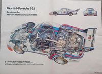 Martini Porsche 935 Schnittzeichnung Poster 1976 Nordrhein-Westfalen - Porta Westfalica Vorschau