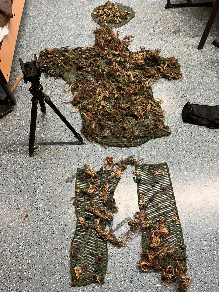 Ghillie suit für Scharfschützen , Airsoft EGB KsK Bundeswehr in Ahlen